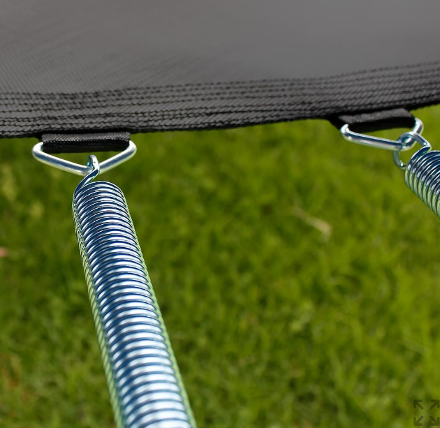 Kahuna 14ft Outdoor Trampoline Kids Children With Safety Enclosure Pad Mat Ladder Basketball Hoop Set - Purple