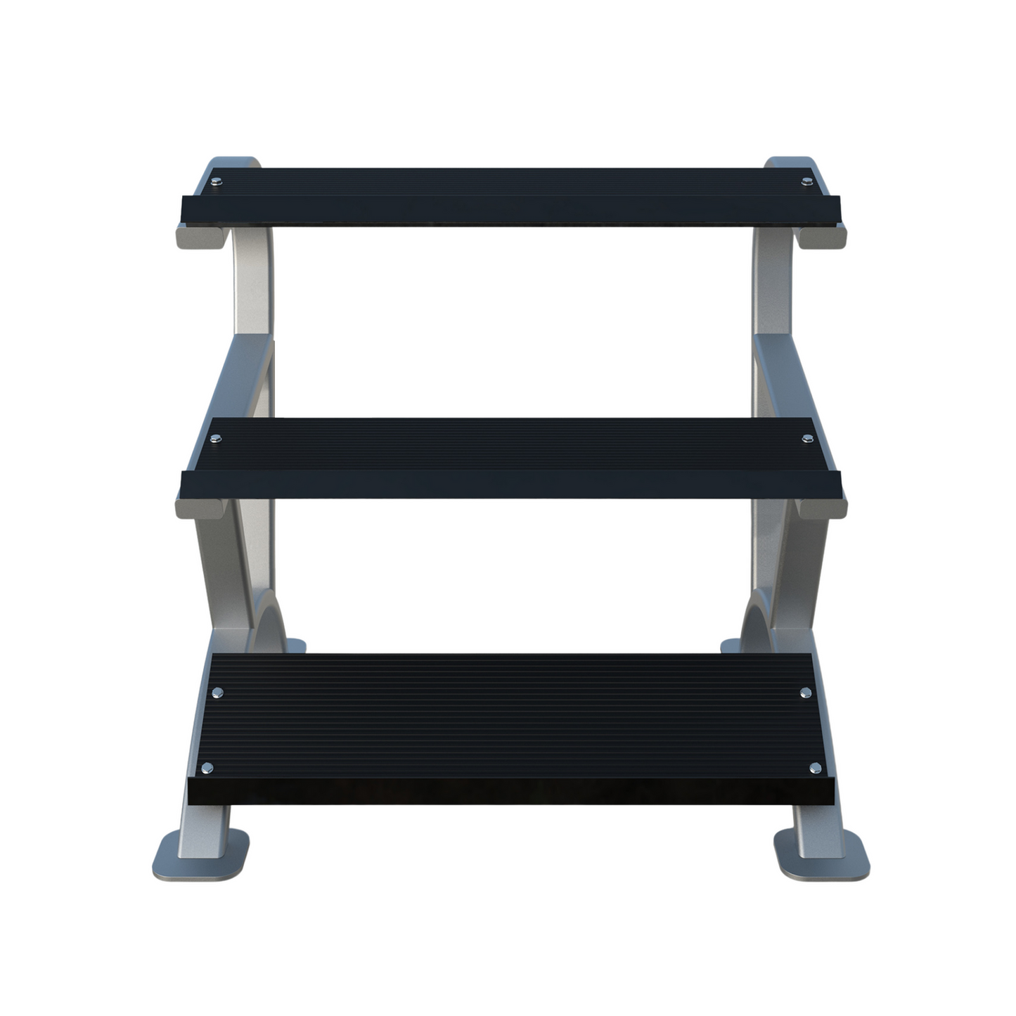 MORGAN ELITE 3 TIER RUBBER HEX DUMBBELL RACK