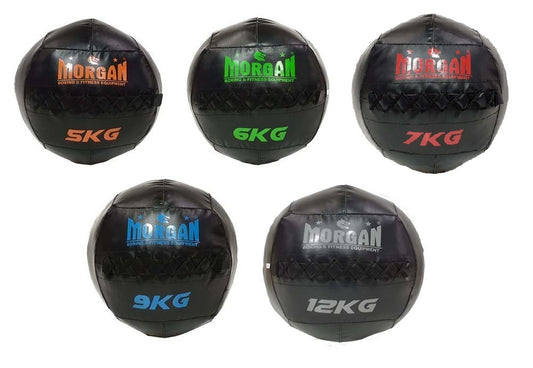 MORGAN CROSS FUNCTIONAL FITNESS WALL BALL SET OF 5 (5 + 6 + 7 + 9 + 12KG)