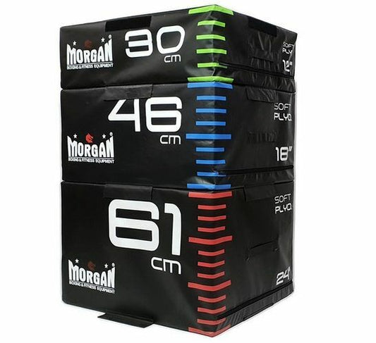 MORGAN HD MODULAR FOAM PLYO BOX 12" + 18" + 24" (SET OF 3)