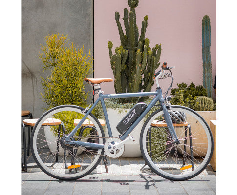 VALK Electric Bike Commuter Bicycle e-bike Lithium Battery eBike Fixed Powered