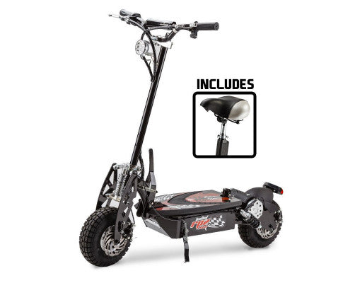BULLET RPZ1600 Series 1000W Electric Scooter 48V - Turbo w/ LED for Adults/Child