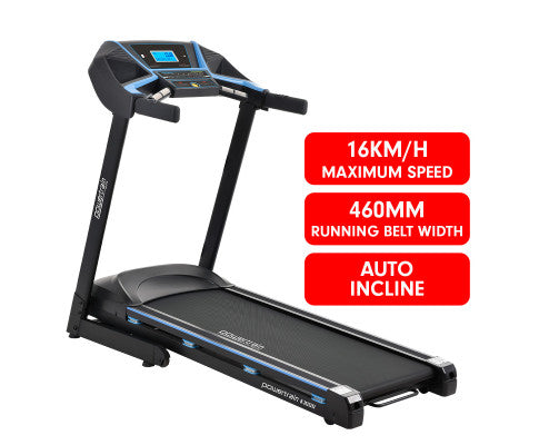 Powertrain K1000 Foldable Treadmill with Incline for Home Gym Cardio