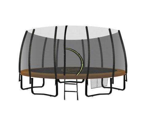 Kahuna Twister 14ft Springless Trampoline Outdoor Kids Safety Net Pad Mat