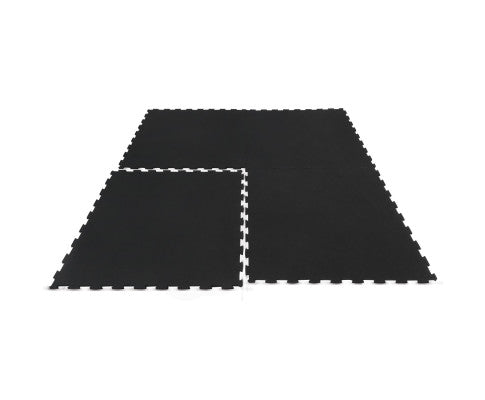 CORTEX 10mm Commercial Interlocking Rubber Gym Tile Mat (1m x 1m) - Set of 25