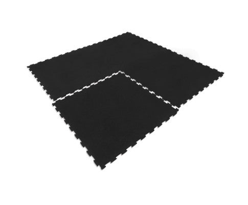 CORTEX 10mm Commercial Interlocking Rubber Gym Tile Mat (1m x 1m) - Set of 25