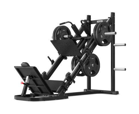 CORTEX LP-10 45 Degree Leg Press/Hack Squat with 100kg Olympic Tri-Grip Weight Plate Set