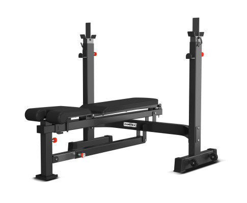 CORTEX MF410 MultiFunction Bench Press + 100kg Olympic Tri-Grip Weight Plate & Barbell Package