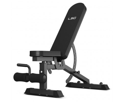 LSG GRK100 with FID Bench and 90kg Olympic Bars and Tri-Grip Weights