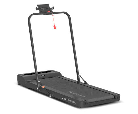 LSG Nimbus Walking Pad Treadmill + ErgoDesk Automatic Standing Desk 1800mm (White)