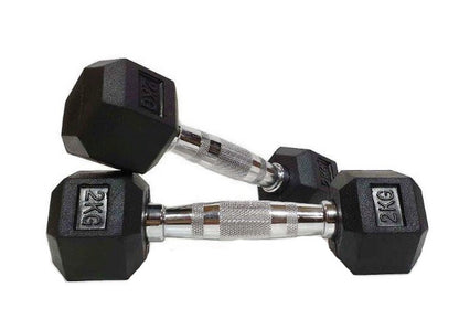 MORGAN RUBBER HEX 1-10KG (110KG SET)