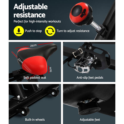 Everfit Spin Bike Exercise Bike Flywheel Cycling Home Gym Fitness Indoor Cardio