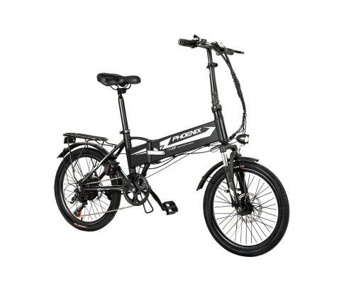 Phoenix 20 Inch Electric Bike Folding Urban Bicycle eBike Removable Battery