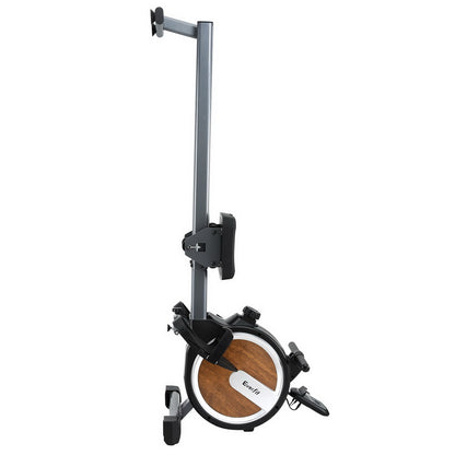 Everfit 16 Level Magnetic Rowing Machine for Home with App Connect Walnut