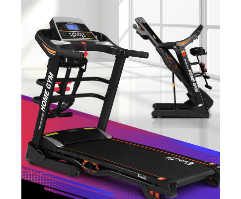 Everfit Treadmill Electric Home Gym Fitness Excercise Machine w/ Massager 480mm