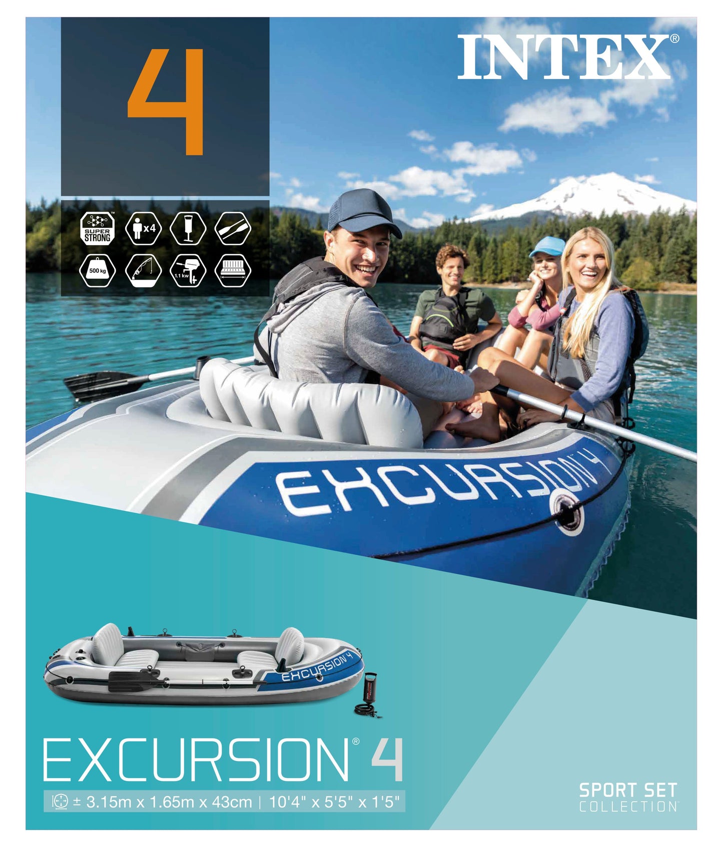 Intex Excursion 4 Boat