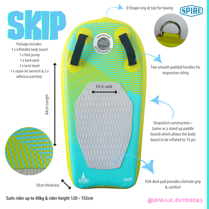 Spire Skip Inflatable Body Board