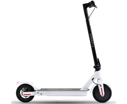 VALK 400W Electric Scooter, with Suspension for Adults Portable Folding Ride On,Synergy 5 MkII White