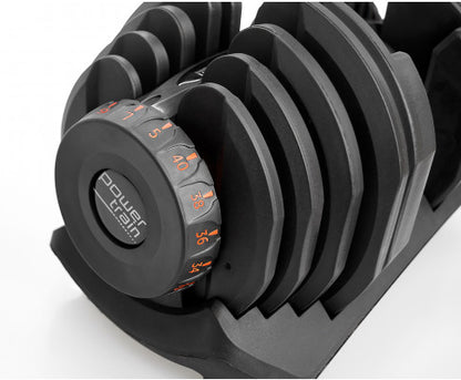 Powertrain2 x 40kg Powertrain Adjustable Dumbbells Home Gym Set