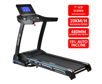 Powertrain V1200 Treadmill with Shock-Absorbing System