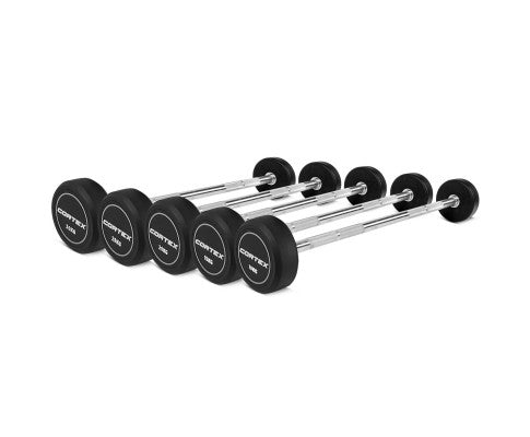 CORTEX 100kg ALPHA Series Fixed Barbell Weight Set