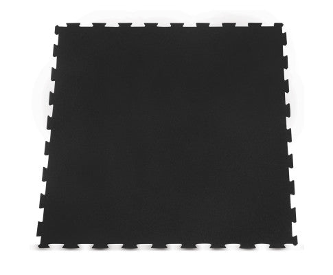 CORTEX 10mm Commercial Interlocking Rubber Gym Tile Mat (1m x 1m) - Set of 36