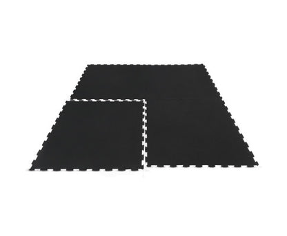 CORTEX 10mm Commercial Interlocking Rubber Gym Tile Mat (1m x 1m) - Set of 36