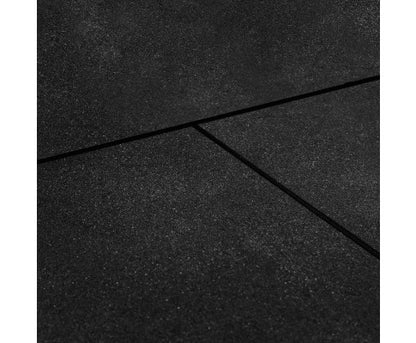CORTEX 10mm Commercial Bevelled Edge Rubber Gym Tile Mat (1m x 1m) - Set of 36