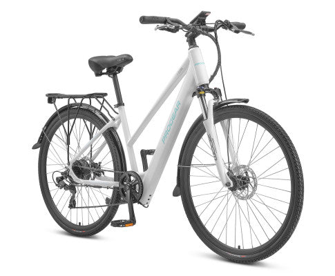 Progear Bikes E-Sierra Hybrid E-Bike Ladies 700c*17" in Whisper White