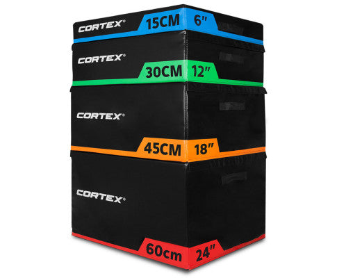 CORTEX Soft Plyo Box Modular Stackable 15cm, 30cm, 45cm, 60cm