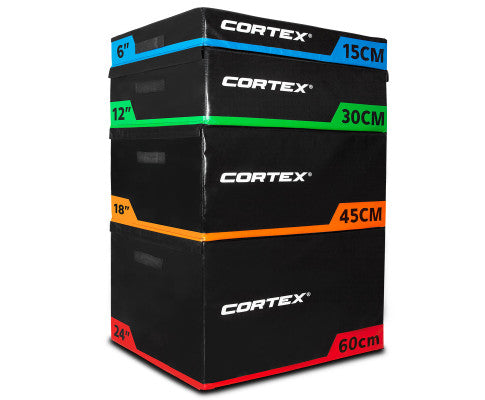 CORTEX Soft Plyo Box Modular Stackable 15cm, 30cm, 45cm, 60cm