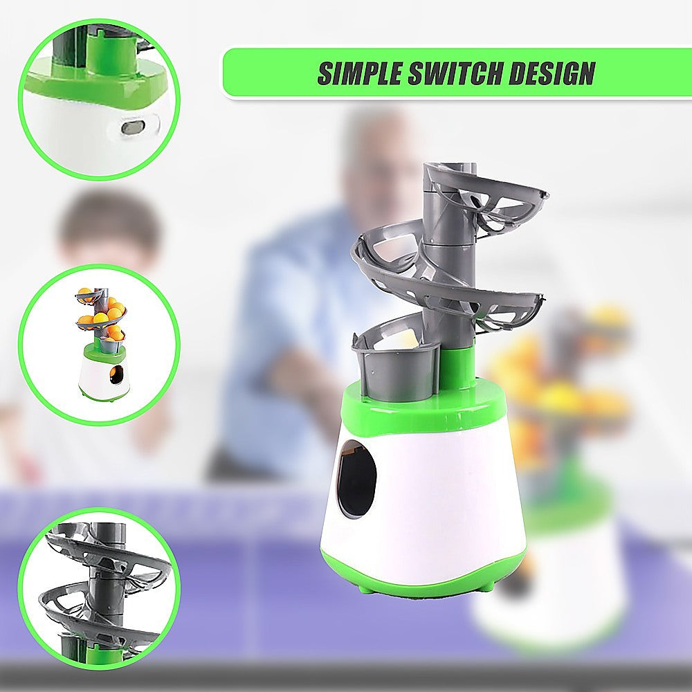 Table Tennis Pong Robot Automatic Ball Launcher Training Machine