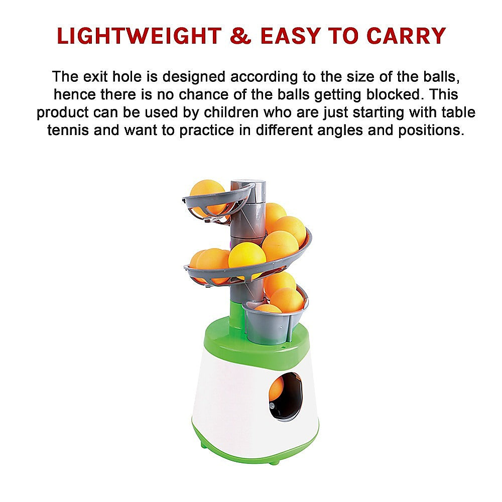 Table Tennis Pong Robot Automatic Ball Launcher Training Machine
