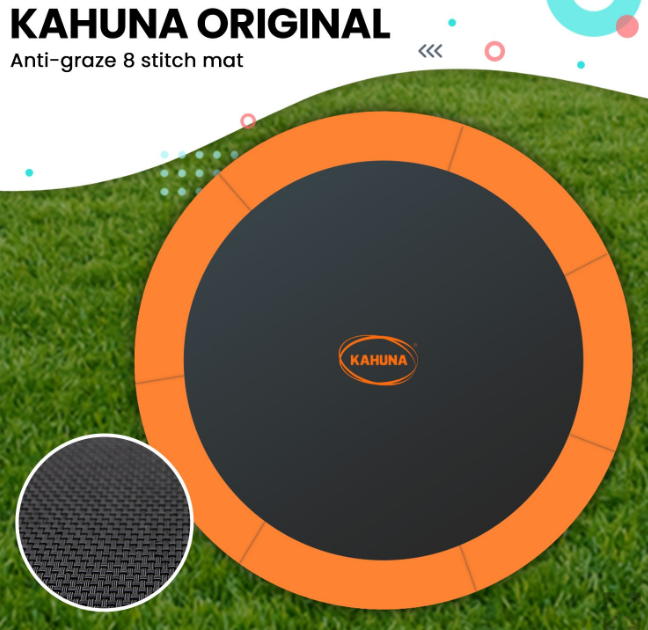 Kahuna Twister 14ft Springless Trampoline Outdoor Kids Safety Net Pad Mat